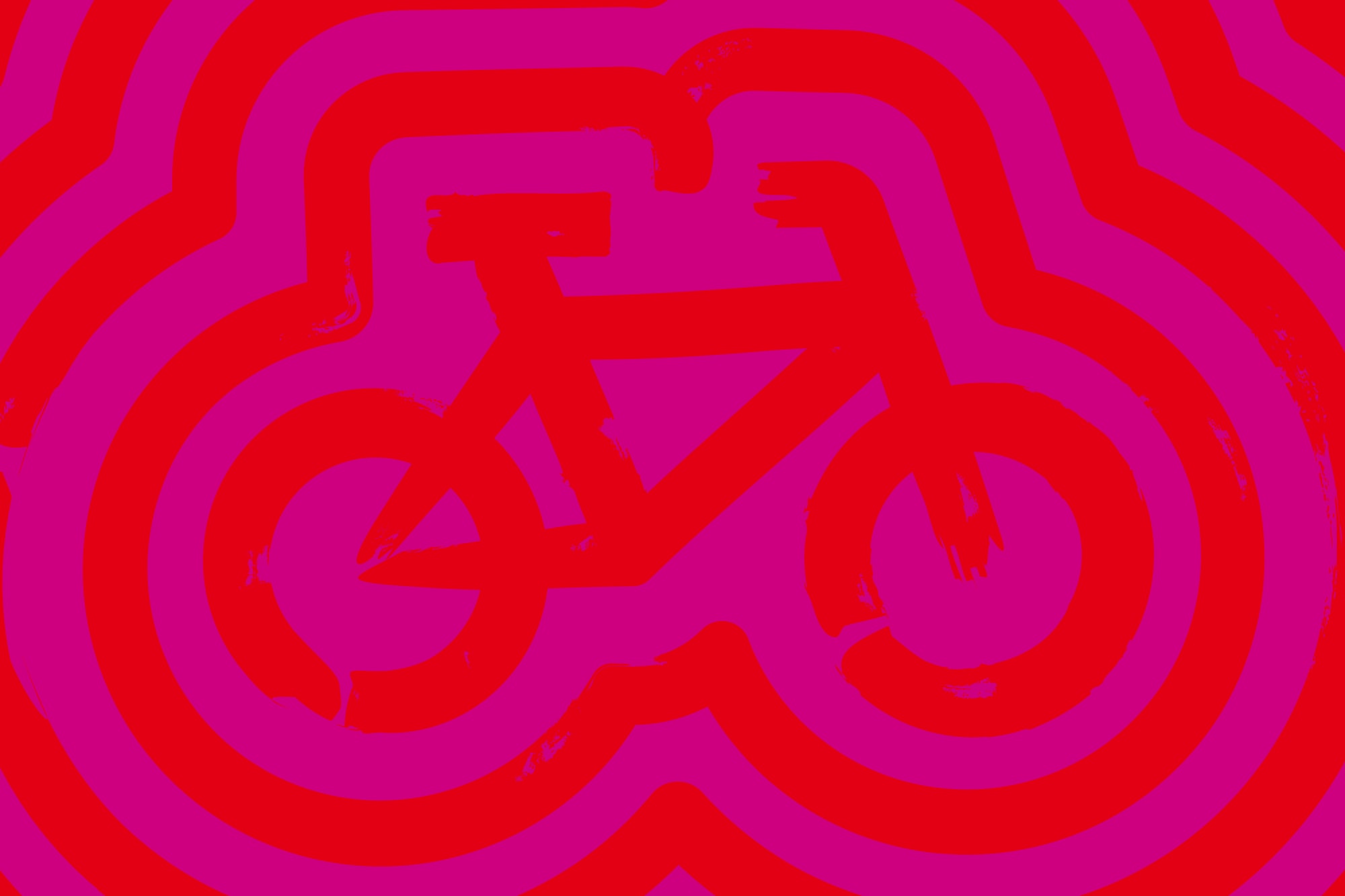 BI fährt Rad-Muster Fahrrad